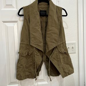 Sanctuary Army Green Utility Vest Size S